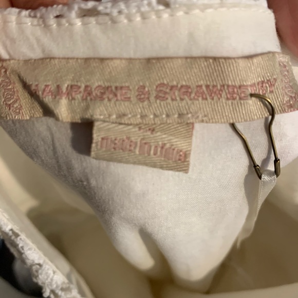 NWT Champagne & Strawberry Dress M - Picture 4 of 4